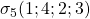 \sigma_5 (1;4;2;3)