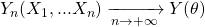 Y_n(X_1,...X_n) \xrightarrow[n\rightarrow +\infty]{}Y(\theta)