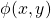 \phi(x,y)