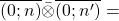 \overline{(0;n)}\bar{\otimes}\overline{(0;n')}=