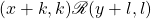 (x+k,k) \mathscr{R}(y+l,l)