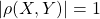 |\rho(X,Y)| =1