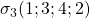 \sigma_3(1;3;4;2)