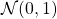 {\mathcal N}(0,1)