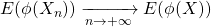 E(\phi(X_n)) \xrightarrow[n\rightarrow +\infty]{} E(\phi(X))