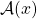 \mathcal A (x)