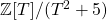 \mathbb{Z}[T]/(T^2+5)